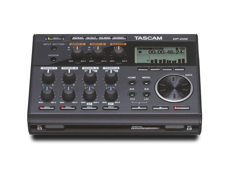 Tascam DP-006 6-spors digitalt lommestudio med effekter 